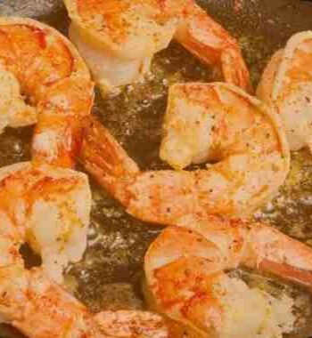 reheat cooked shrimps