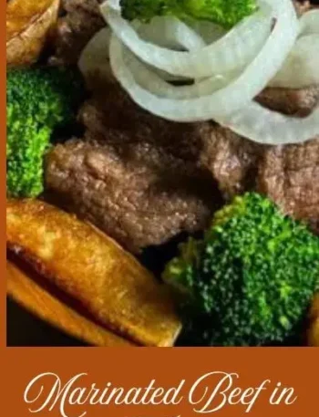 Marinated Beef Stay in the Fridge