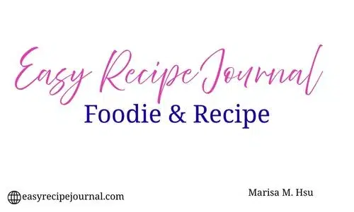 Easy Recipe Journal - Foodie & Recipe Thumbnail
