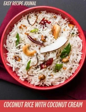 Coconut Rice with Coconut Cream