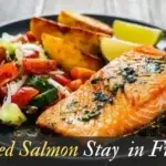 cooked salmon stay in Fridge