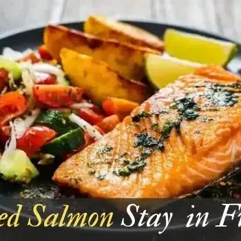 cooked salmon stay in Fridge