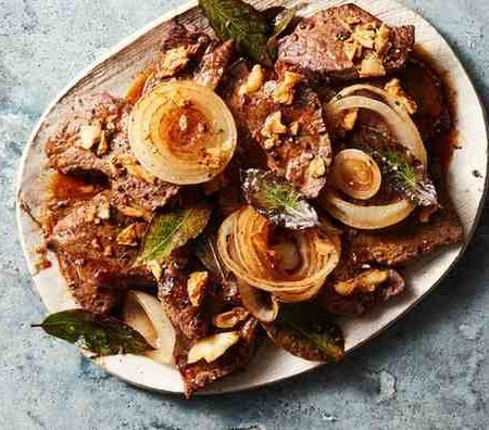 Filipino Beef Steakwith Onions Bistek